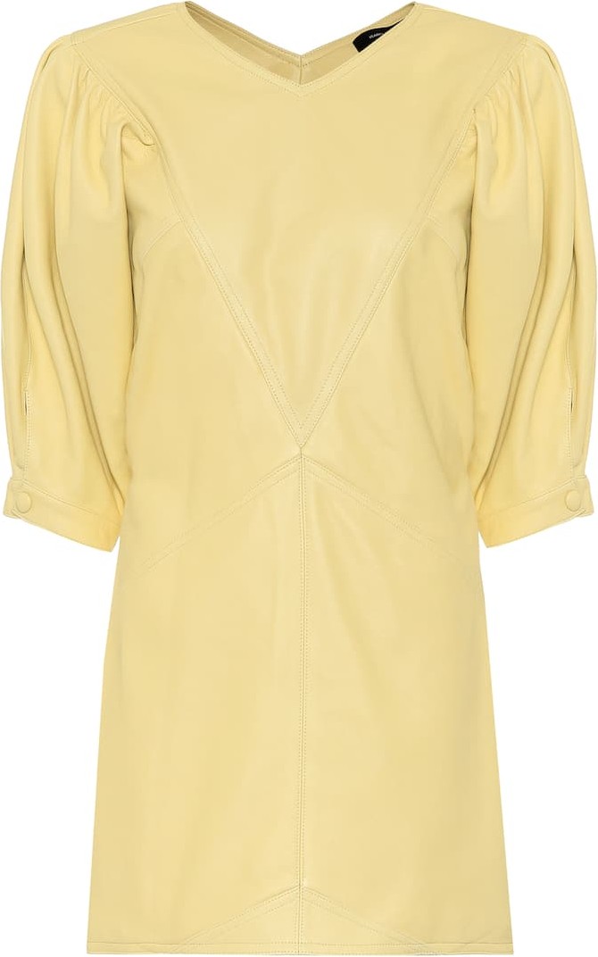 Isabel Marant Xadela leather minidress