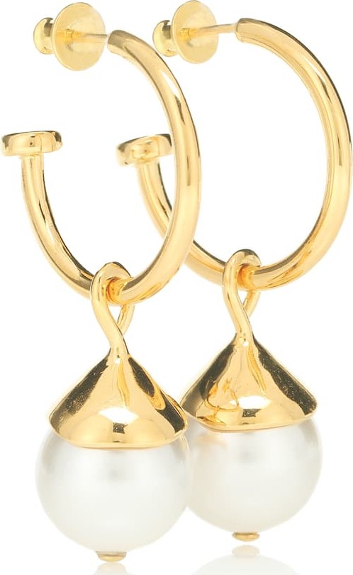 Sophie Buhai Everyday Pearl 18kt gold-plated earrings