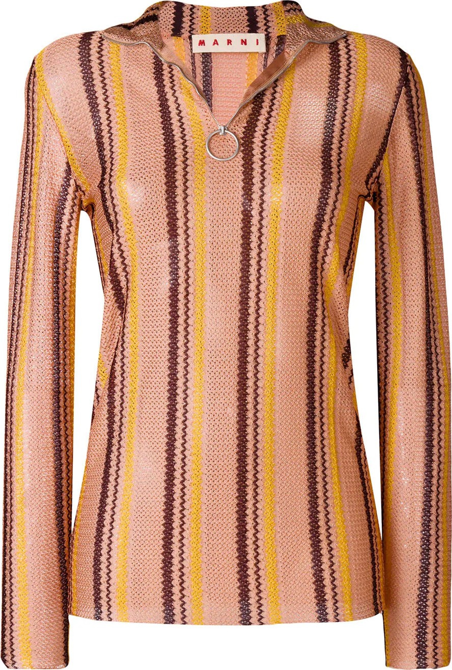 Marni stripe knitted jumper
