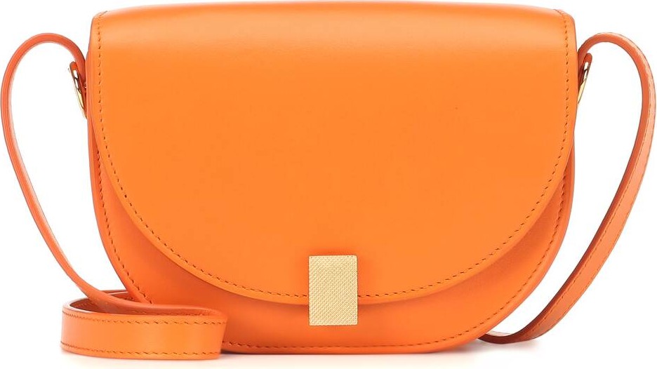 Victoria Beckham Half Moon Nano leather crossbody bag