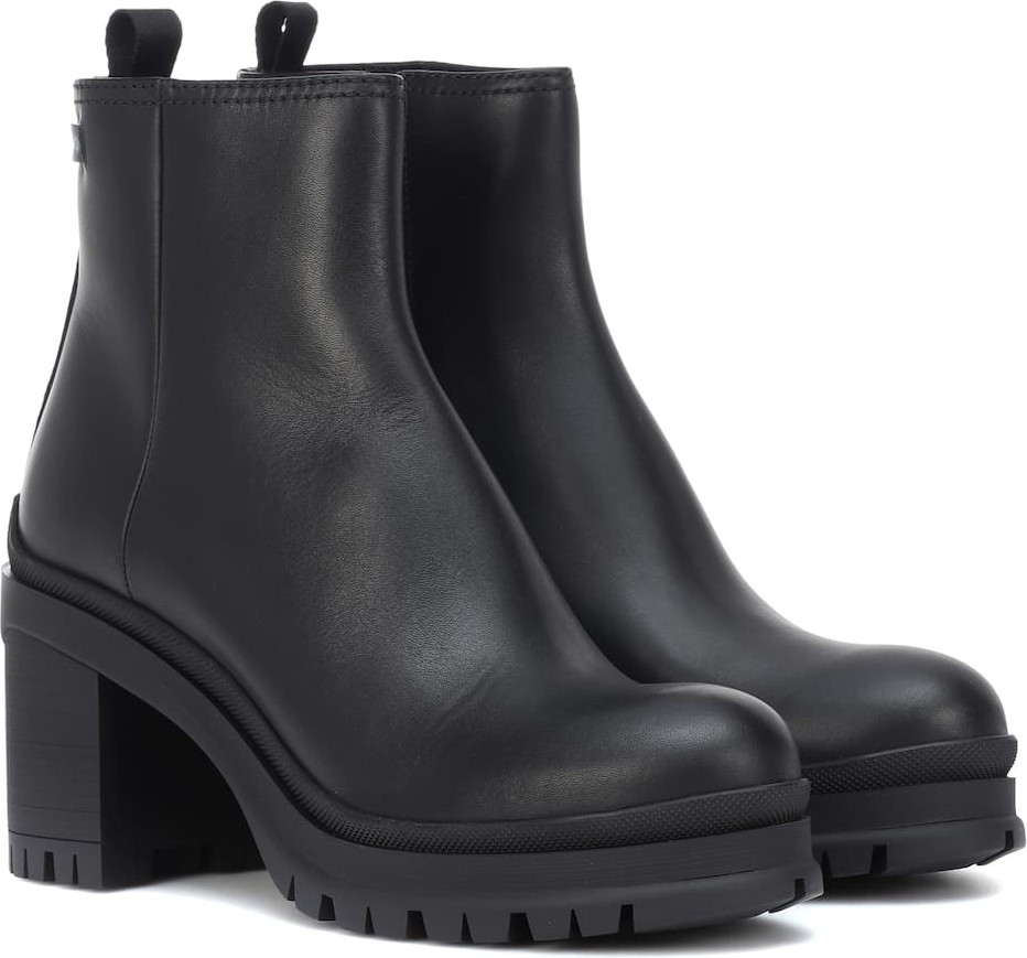 Prada Leather ankle boots