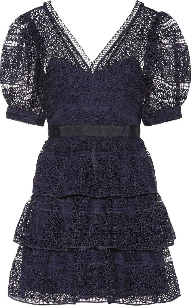 Self Portrait Lace minidress