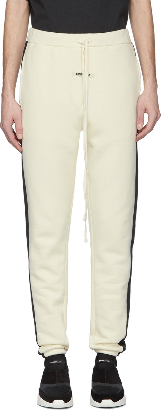 Essentials Off-White Side Panel Lounge Pants