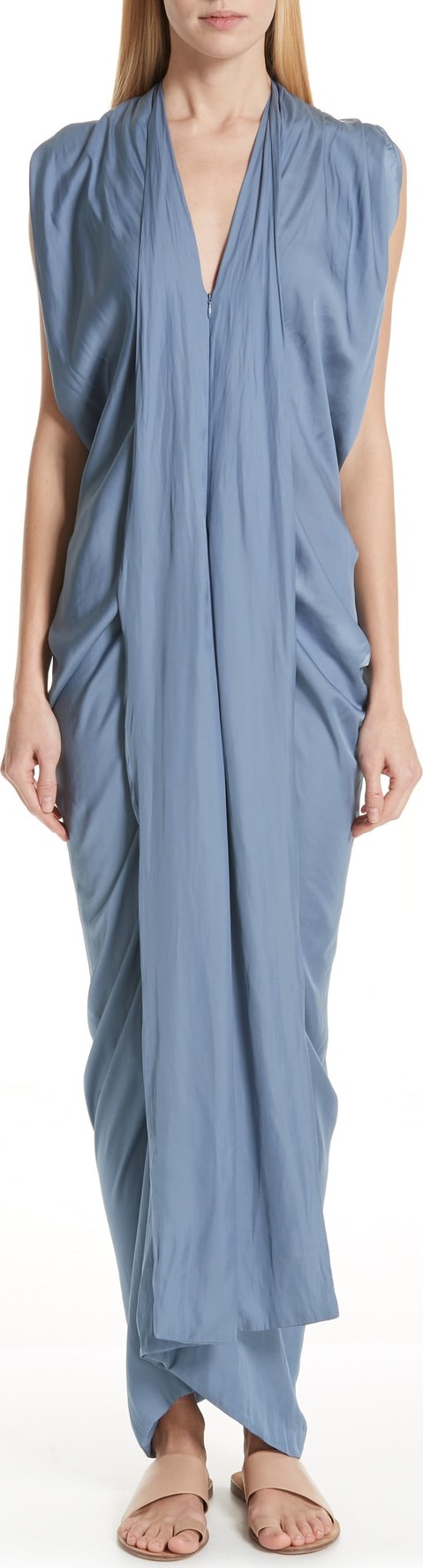 Zero + Maria Cornejo Eve Foil Dress