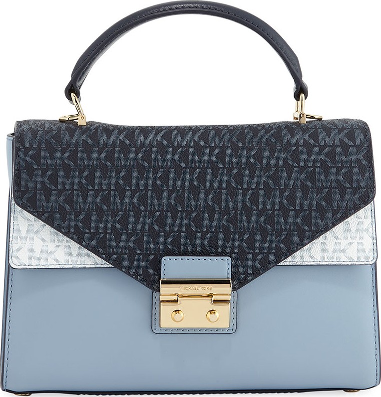 MICHAEL MICHAEL KORS Sloan Medium Double Flap Satchel Bag