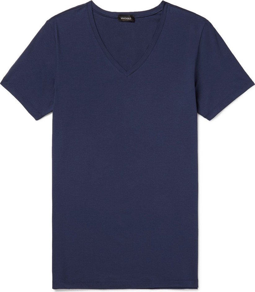 Hanro Slim-Fit Mercerised Stretch-Cotton Jersey T-Shirt