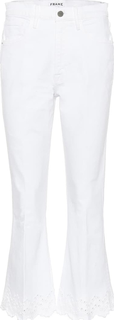 FRAME DENIM Schiffly high-rise flared jeans