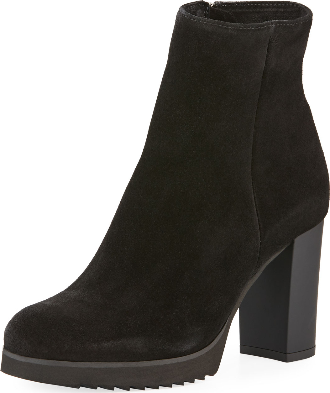 La Canadienne Myranda Suede Zip Booties