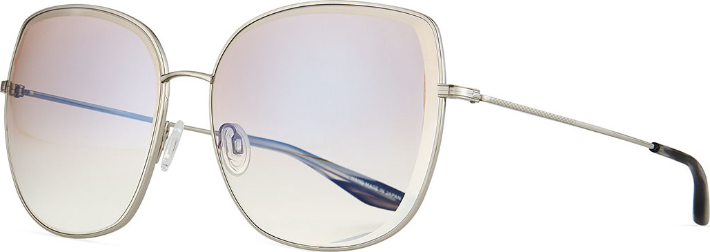 Barton Perreira Espirutu Mirrored Butterfly Sunglasses