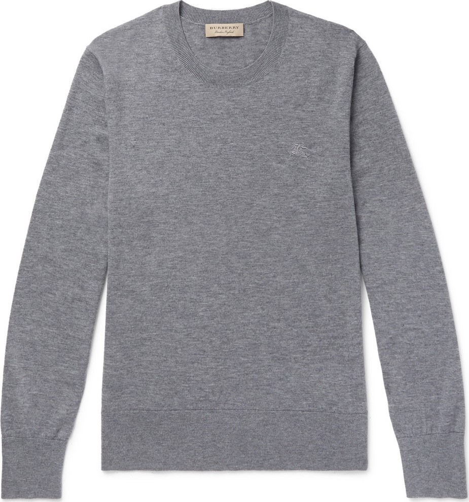 Burberry London England Mélange Cashmere Sweater