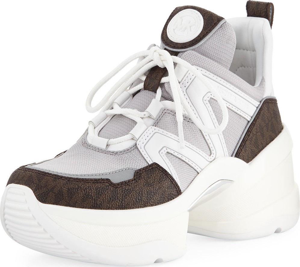 MICHAEL MICHAEL KORS Olympia Chunky Hiker Trainers