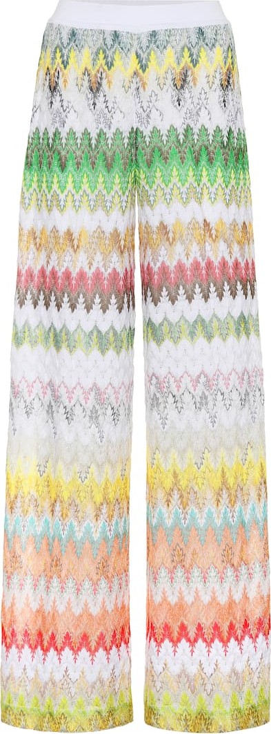 Missoni Striped knit wide-leg pants
