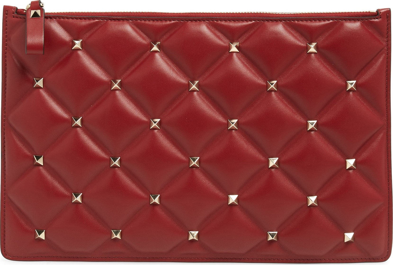 Valentino Large Candystud Leather Pouch
