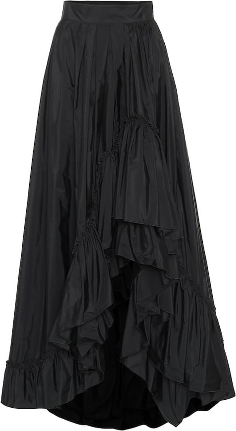 Max Mara Abadan taffeta maxi skirt