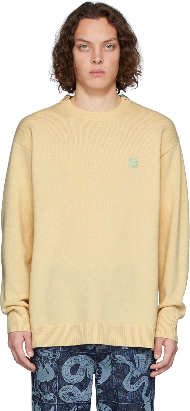 LOEWE Yellow Anagram Sweater