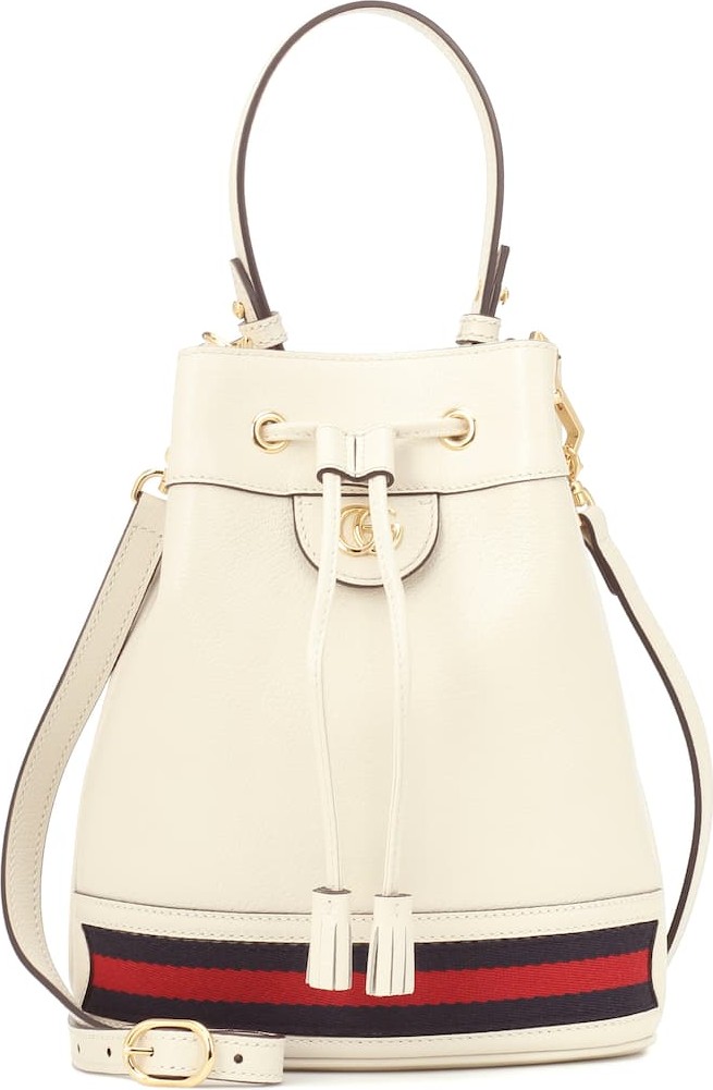 Gucci Ophidia Small leather bucket bag