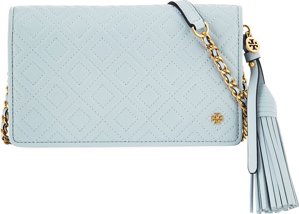Tory Burch Fleming Quilted Convertible Wallet Crossbody Bag