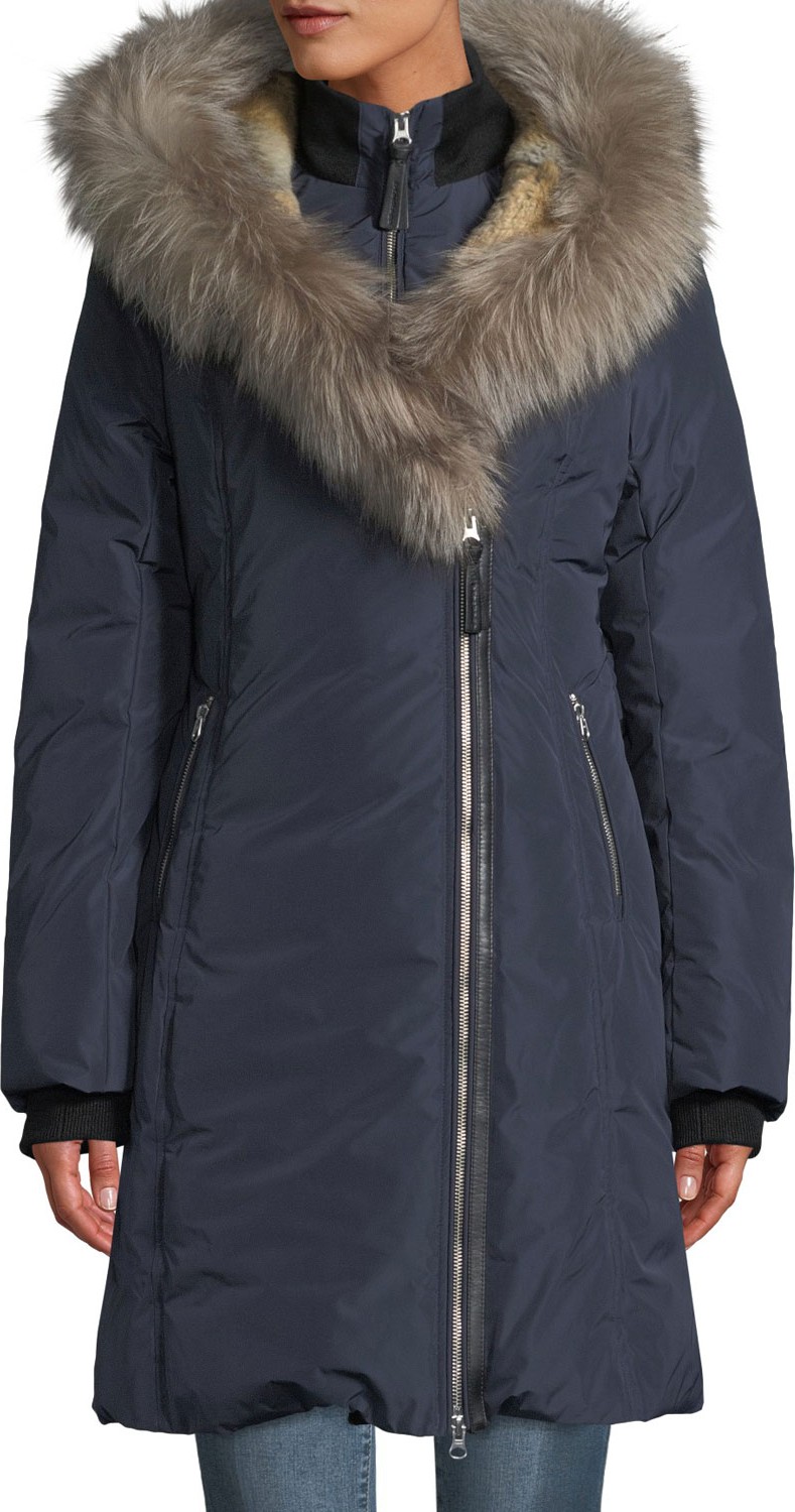 Mackage Down-Fill Oversize Fur-Hood Coat