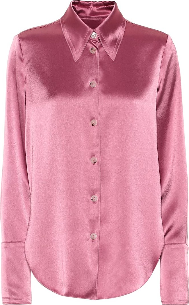 Nanushka Mandine satin shirt