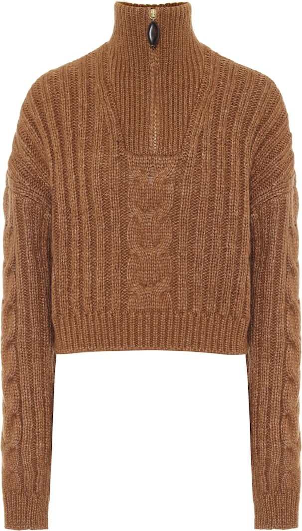 Nanushka Eria cable-knit sweater