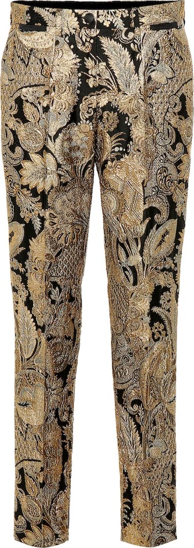 Dolce & Gabbana Jacquard cigarette pants