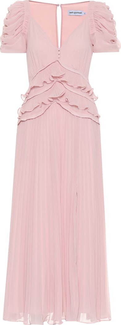 Self Portrait Chiffon midi dress