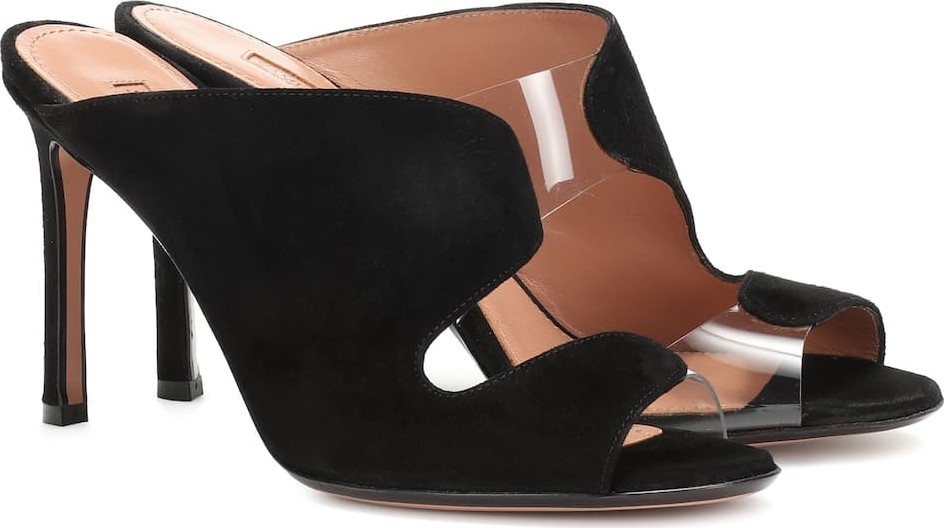 Samuele Failli Suede and PVC mules