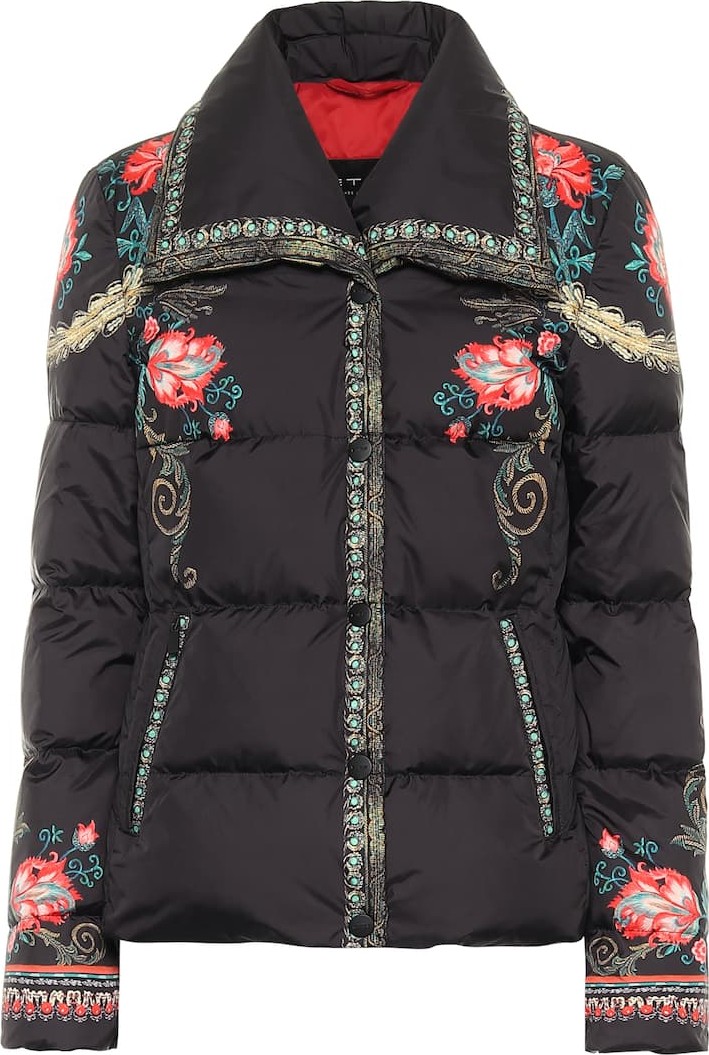 Etro Printed puffer jacket