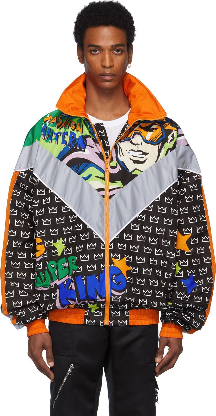 Dolce & Gabbana Black Superheroes Jacket