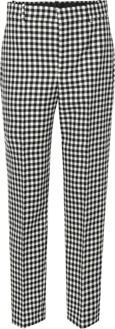 Balenciaga Checked virgin wool pants