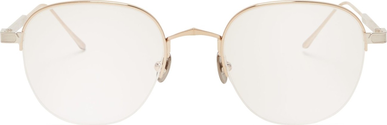 Cartier Round metal glasses