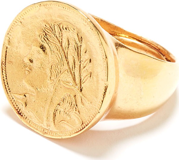 Oscar De La Renta Coin Ring