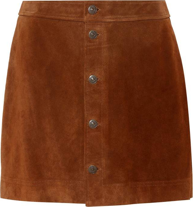 Polo Ralph Lauren Suede miniskirt