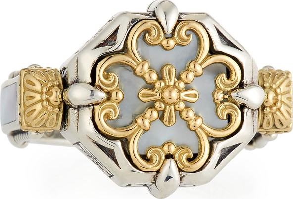 Konstantino Hestia Mother-of-Pearl Ring