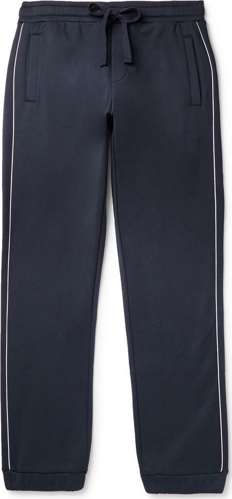 Valentino Logo-Print Loopback Cotton-Blend Jersey Sweatpants