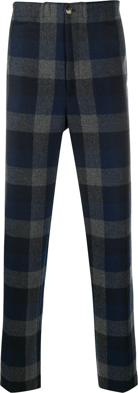 KENZO - Checked tailored trousers