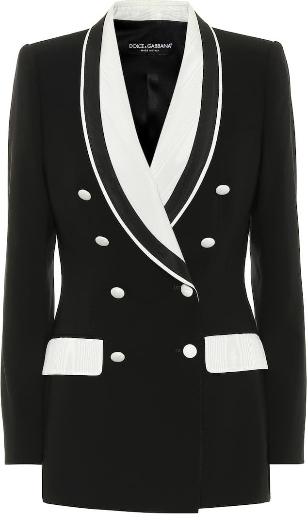Dolce & Gabbana Stretch wool and silk blazer