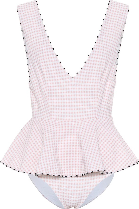 Marysia French Gramercy gingham swimsuit