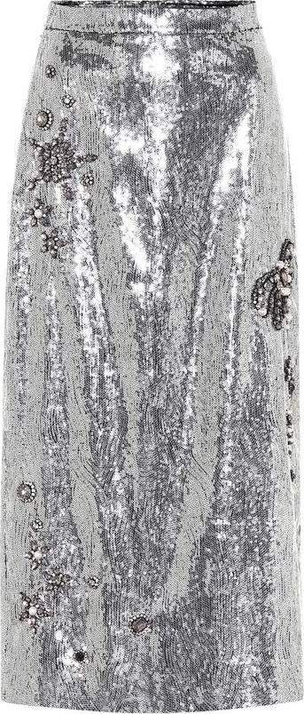 Erdem Sacha sequined skirt