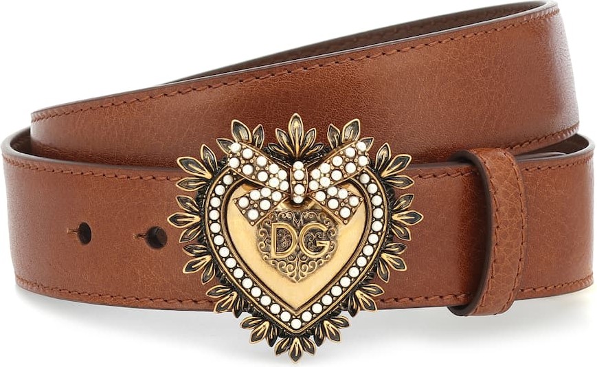 Dolce & Gabbana Devotion leather belt