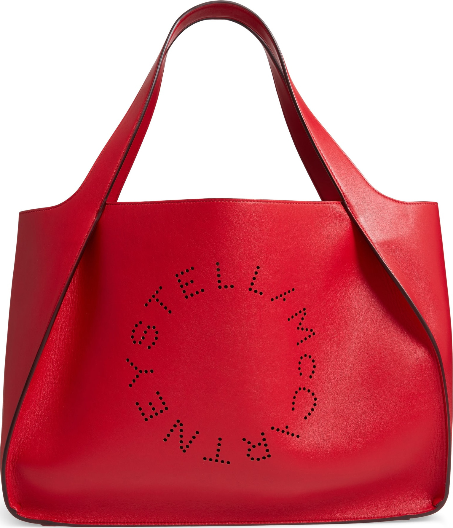 Stella McCartney Medium Perforated Logo Faux Leather Tote