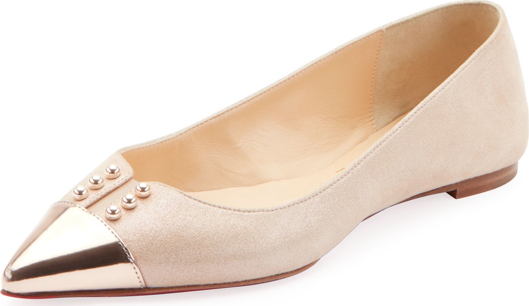 Christian Louboutin Predupump Red Sole Ballet Flats