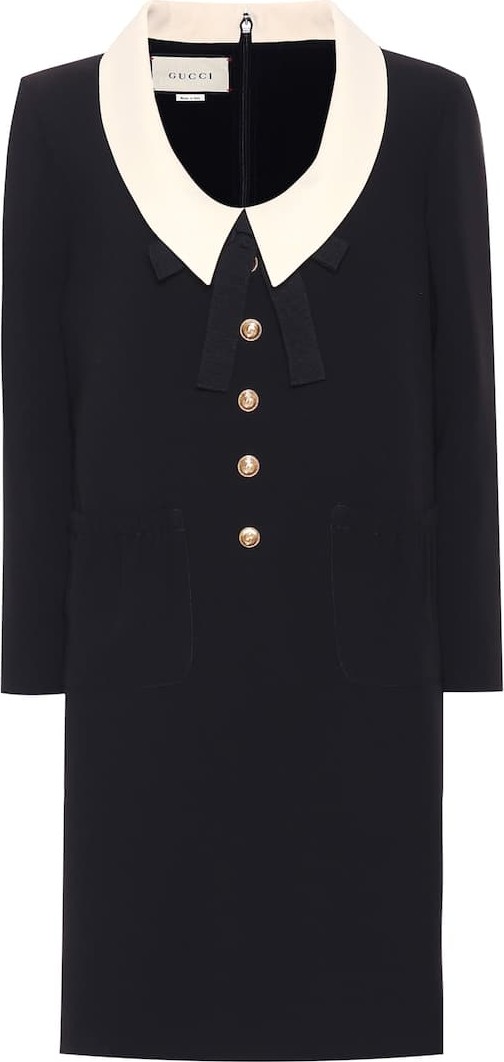 Gucci Silk and wool cady dress