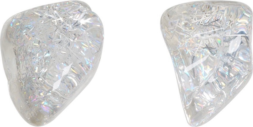Balenciaga Transparent Rock Earrings