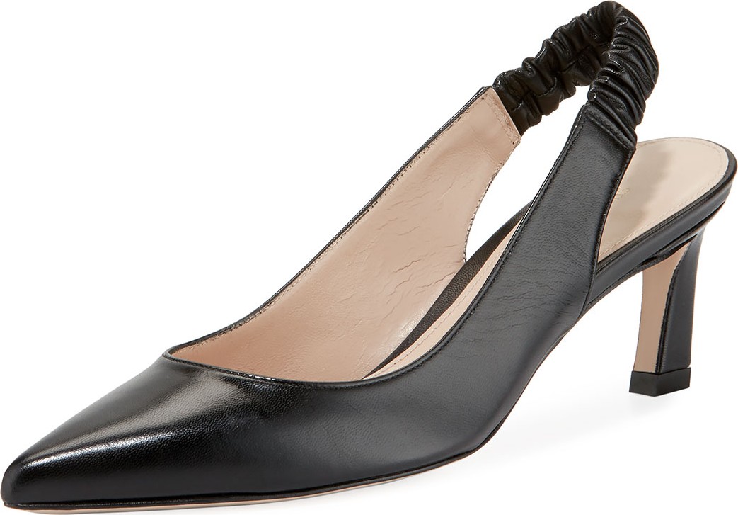 Stuart Weitzman Hayday Leather Slingback Pump