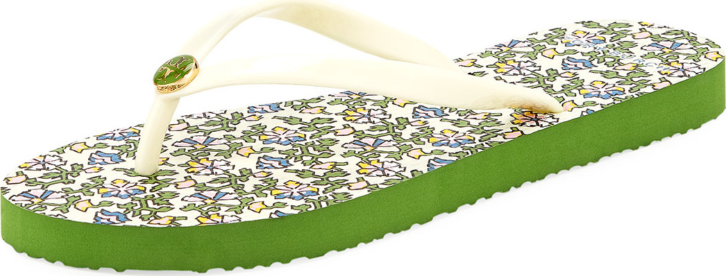 Tory Burch Thin Platform Printed Sandal