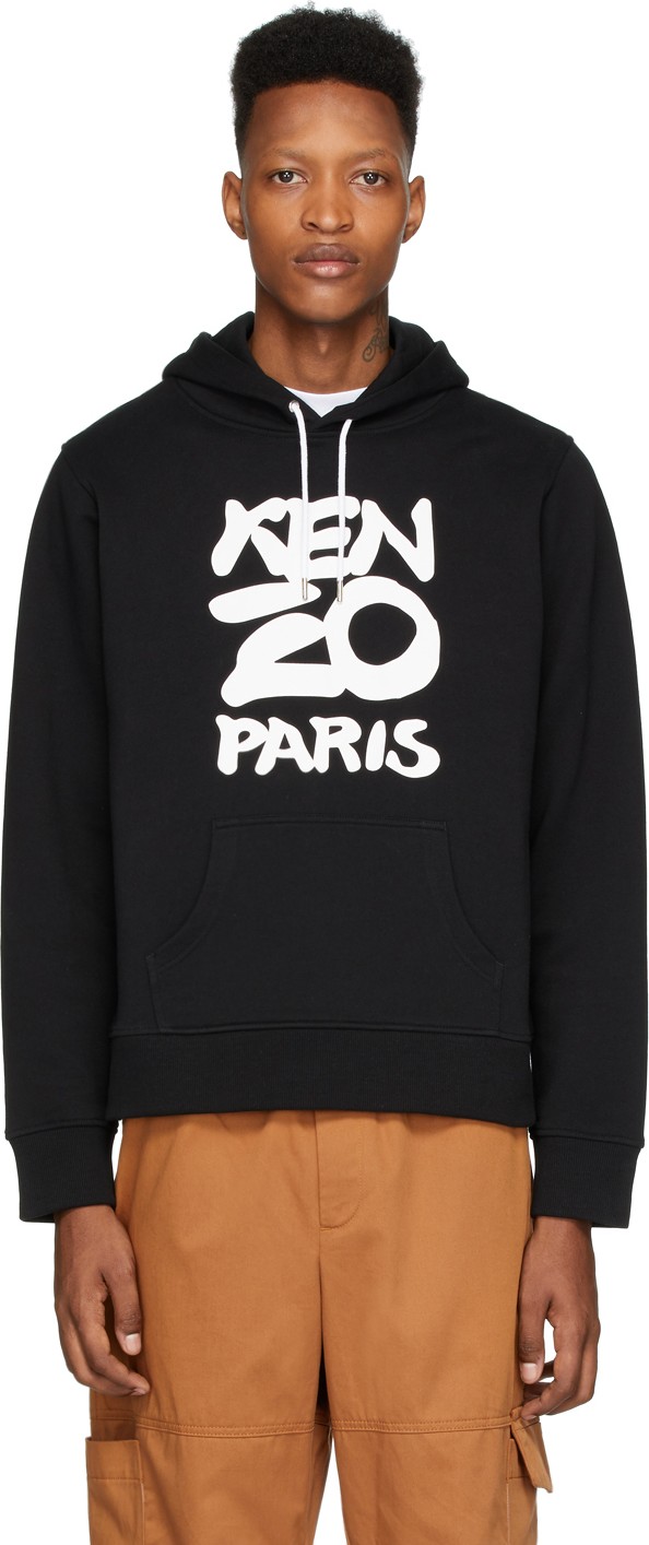 KENZO Black 'Paris' Hoodie
