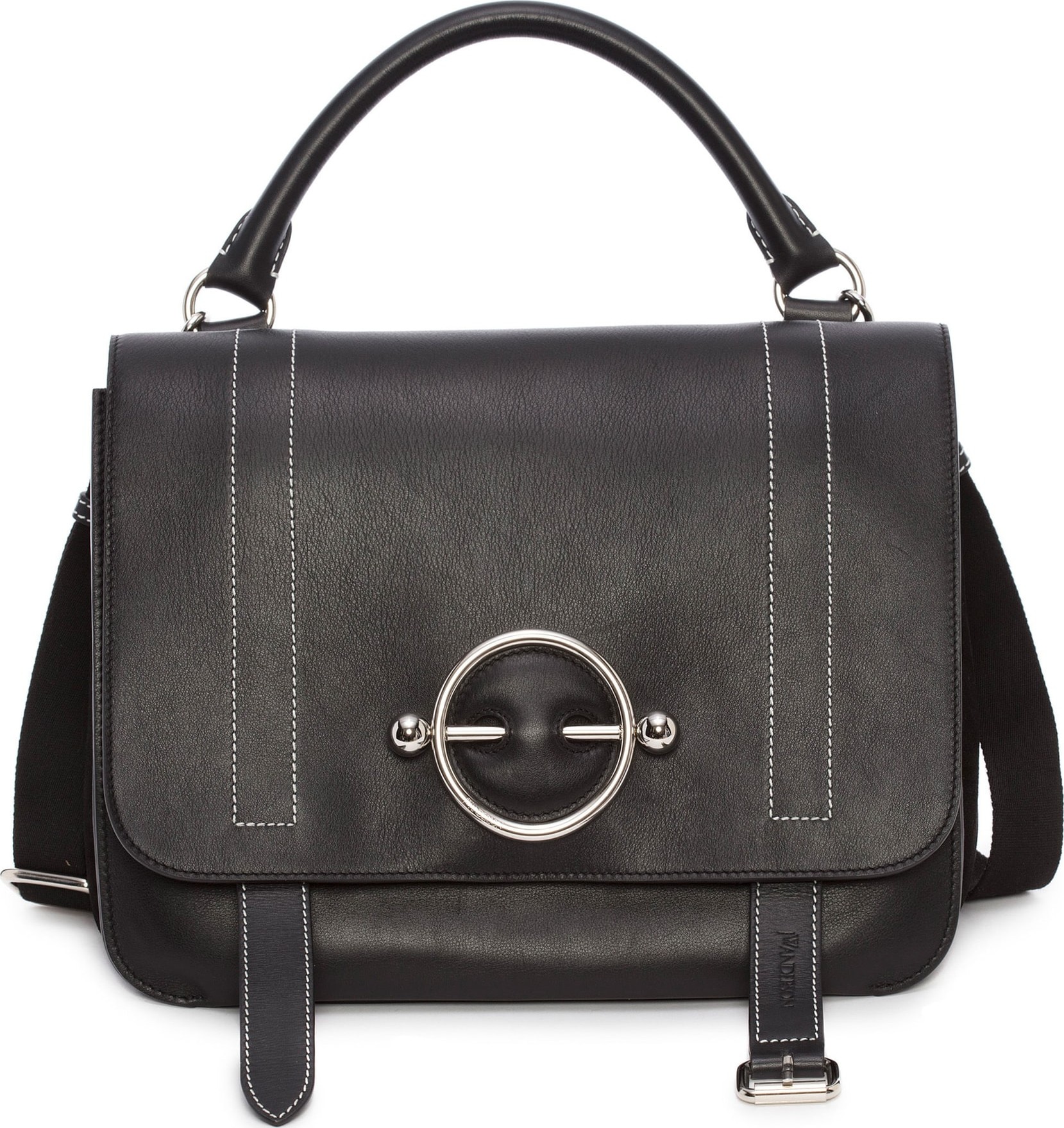 J.W.Anderson Disc Leather Top Handle Satchel