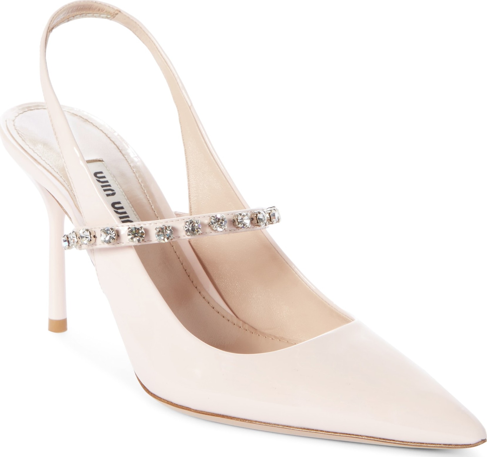 Miu Miu Jewel Slingback Pump