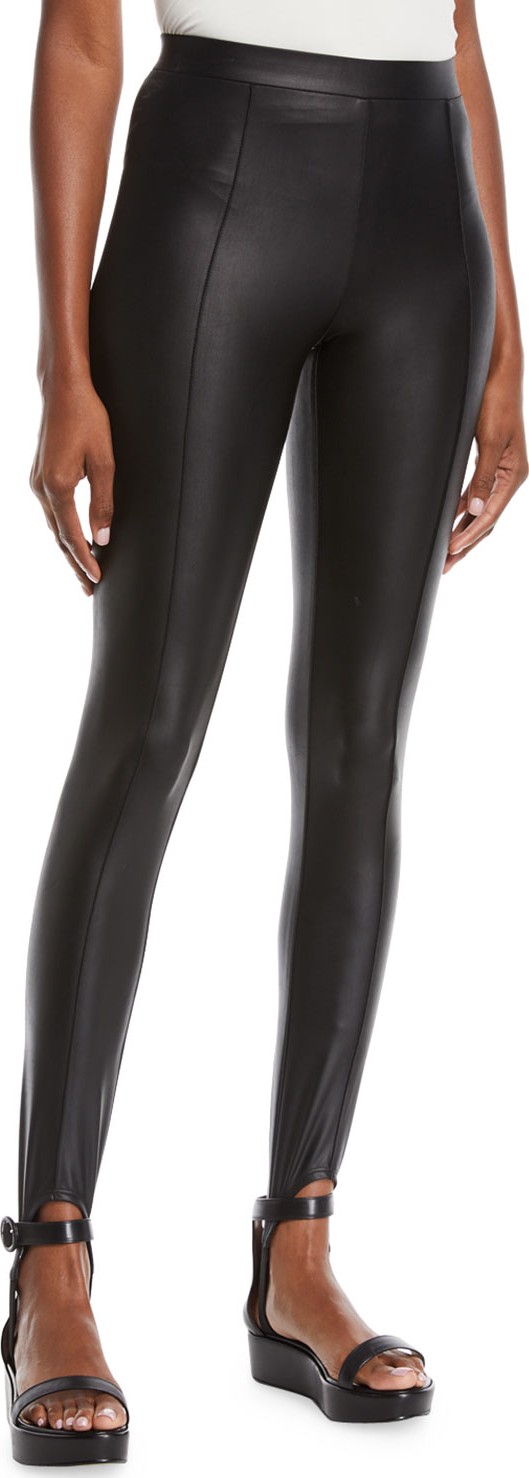 ATM Anthony Thomas Melillo Glazed Jersey Stirrup Leggings
